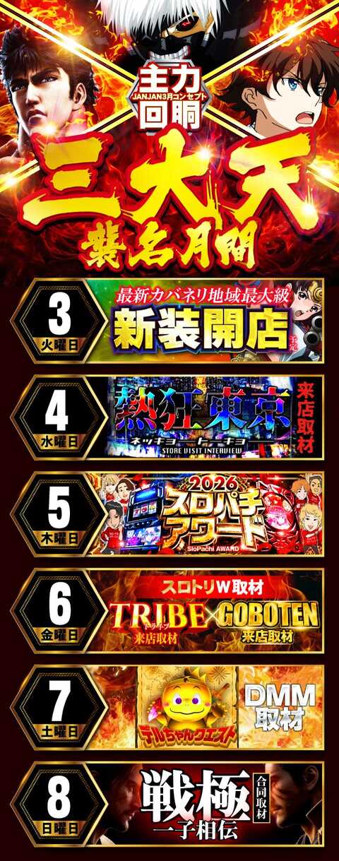 ジャンジャンデルノザウルス久喜IC店 | P-WORLD