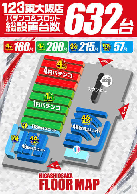 123東大阪店 | P-WORLD