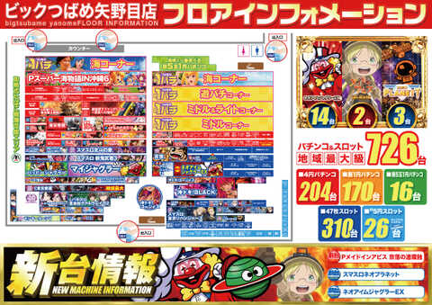 ビックつばめ矢野目店 | P-WORLD