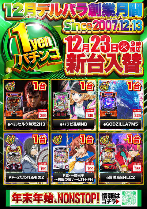 ドリチケバラ売り デルパラ7鳥取店 | P-WORLD