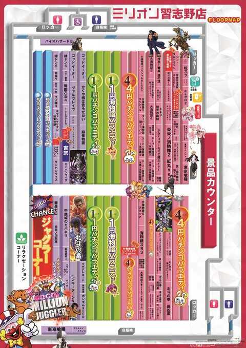 ミリオン習志野店 | P-WORLD