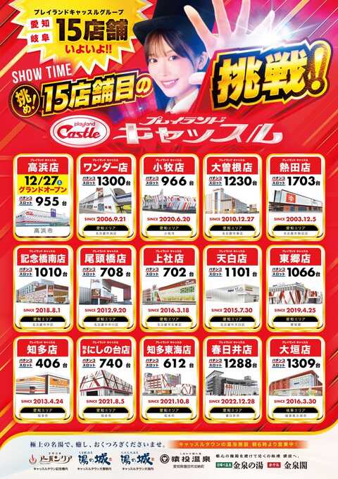 プレイランドキャッスル知多店 P World プレイランドキャッスル知多店 P World