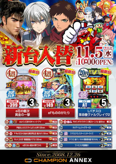 チャンピオンANNEX | P-WORLD