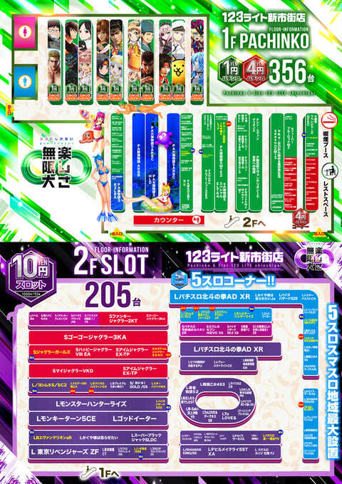 123ライト新市街店 | P-WORLD