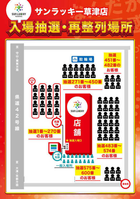 サンラッキー草津店 | P-WORLD