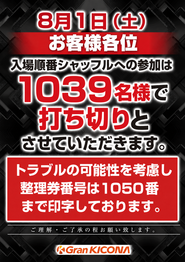 打ち切り
