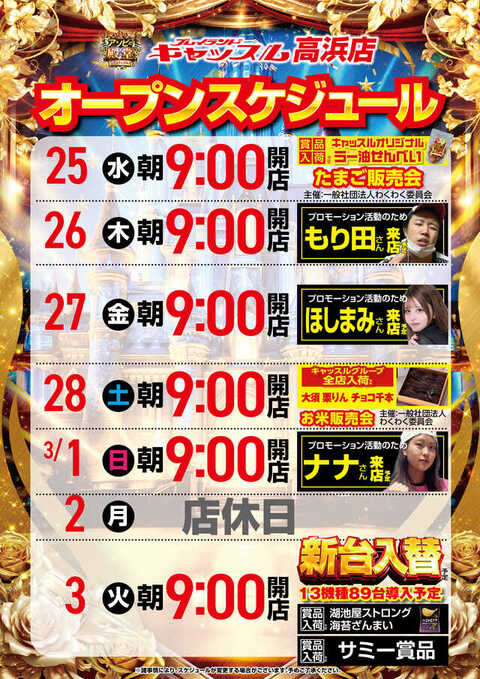 プレイランドキャッスル高浜店 | P-WORLD