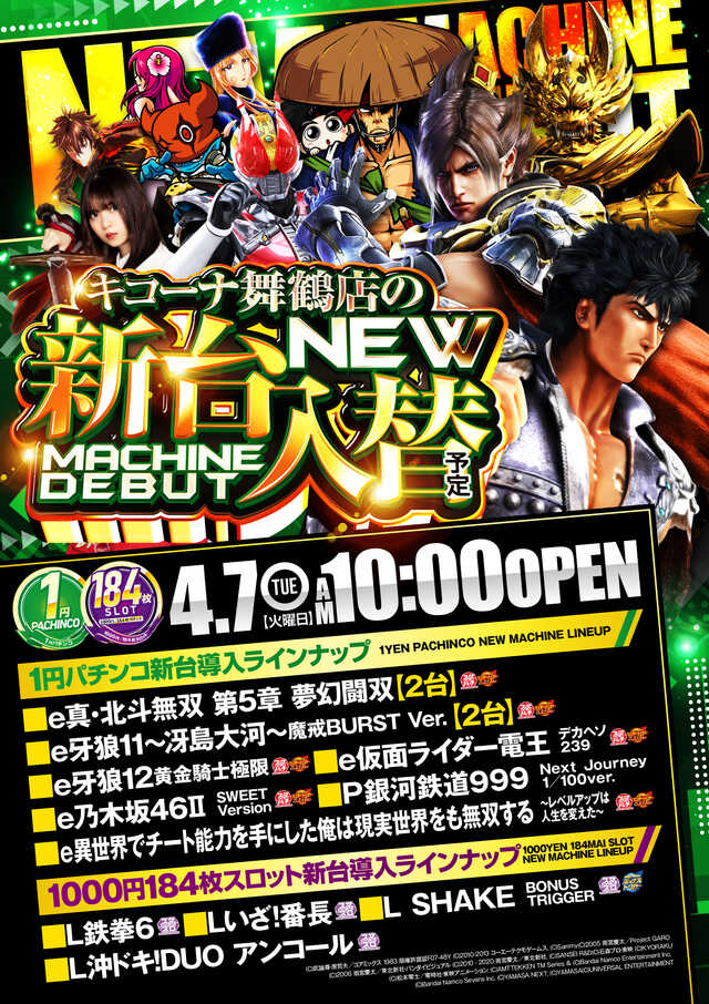 4月7日入替低貸