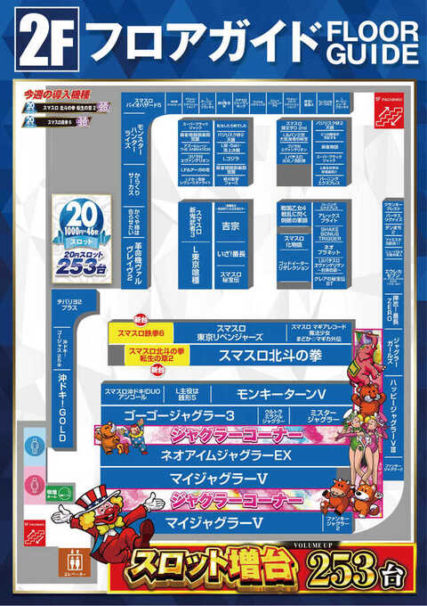 【1月5日】フロアガイドスロット