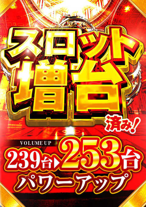 【12月22日】スロット増台