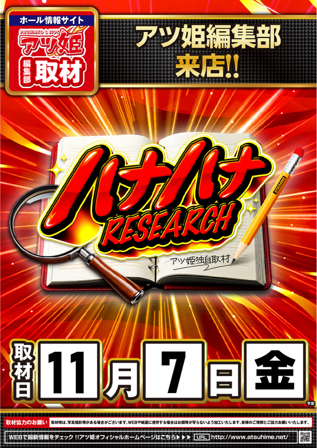 11.7 ハナハナRESEARCH