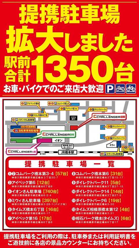 パチンコチャレンジャー 説明書 チャレンジャー福生 | P-WORLD