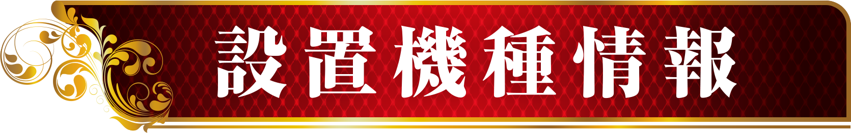 設置機種情報
