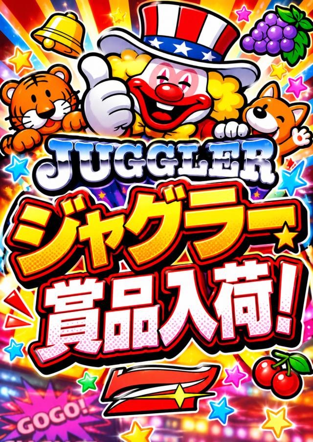 9.4ジャグラー賞品入荷