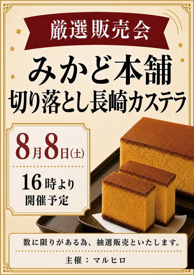 8.8販売会