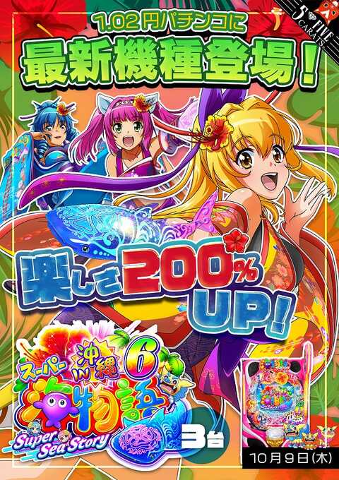 カラフルパチンコ パチンコ新台】継続率約95％のLTが遊パチ『CYBORG009』で