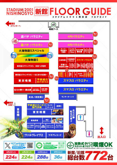 スタジアム2001和歌山西庄店 | P-WORLD