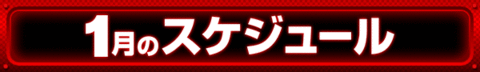 1月のスケジュール